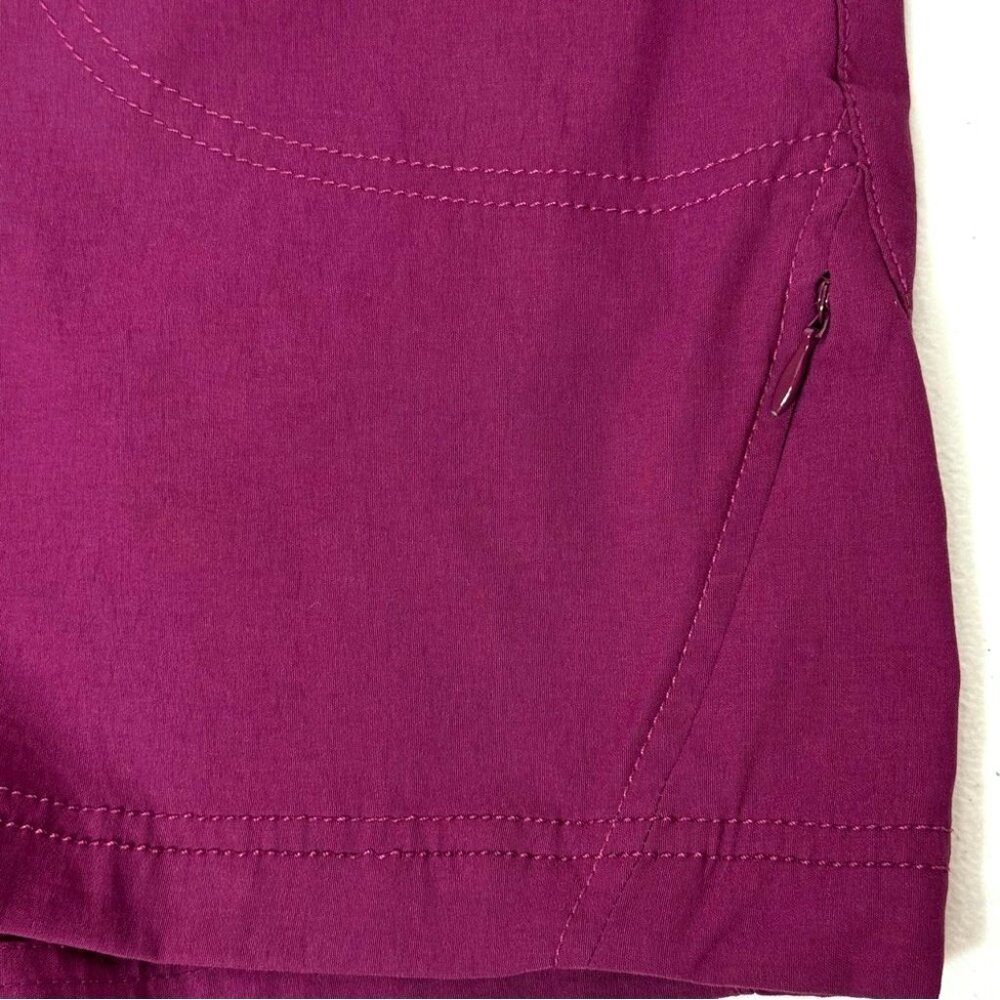 Athleta Dipper Shorts Pink Purple Size 16 Quick Dry 4" Inseam Pockets Casual - Picture 14 of 16